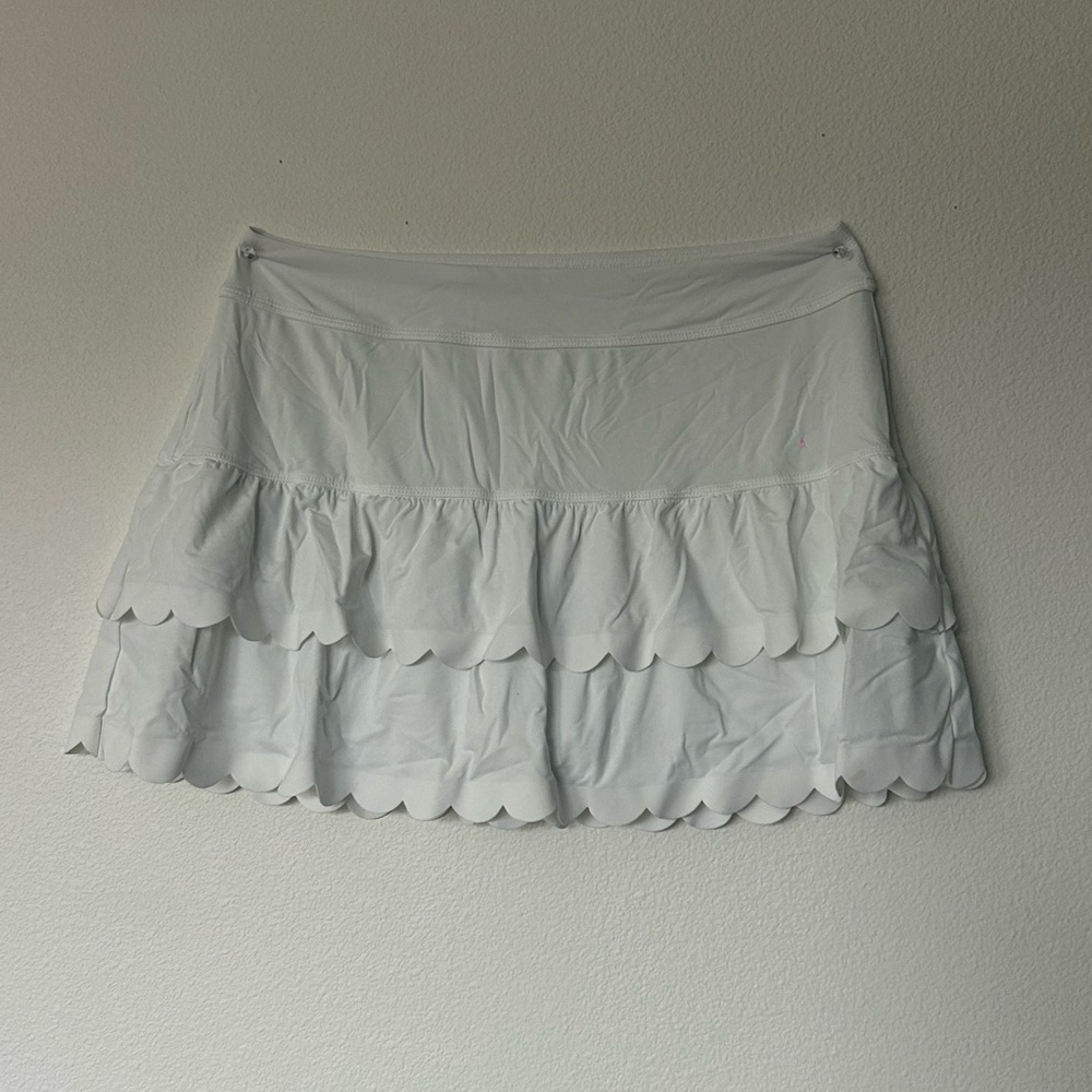 Lilly Pulitzer Luxletic Skort with scallop detail